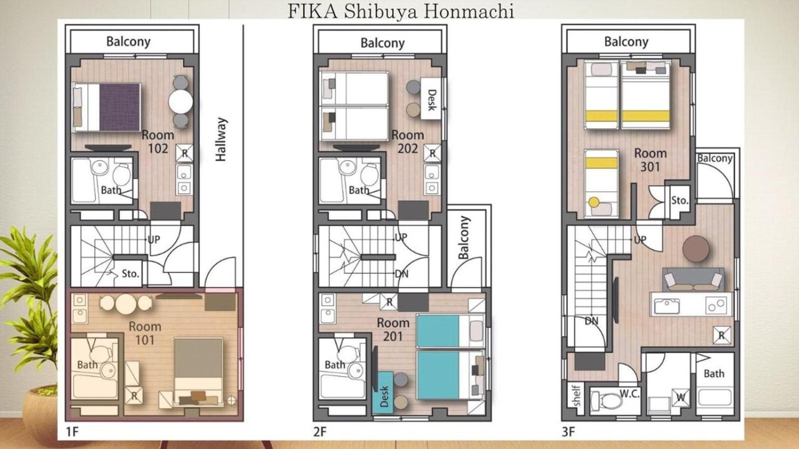 Apartamento Fika Shibuya Honmachi 101 Tóquio
